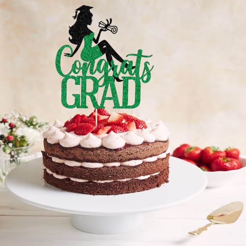2026 Graduation Cake Topper | Congrats Grad Decoration for Parties