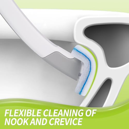 IVYROLL Toilet Bowl Cleaner Wand Refills 7 Pack Compatible with Clorox - Deep Cleaning