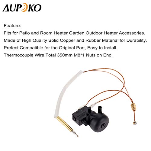 Aupoko Gas Patio Heater Thermocouple and Anti-Tilt Safety Switch Kit
