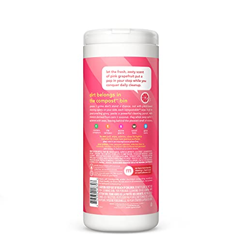 Method All-Purpose Cleaning Wipes - Pink Grapefruit Scent, 180 Count