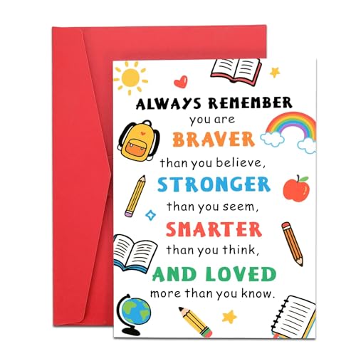 Back to School Essentials Card for Kids - First Day Supplies