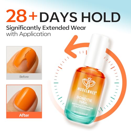 Modelones 3-in-1 Nail Dehydrator and Primer with Vitamin A E & Keratin