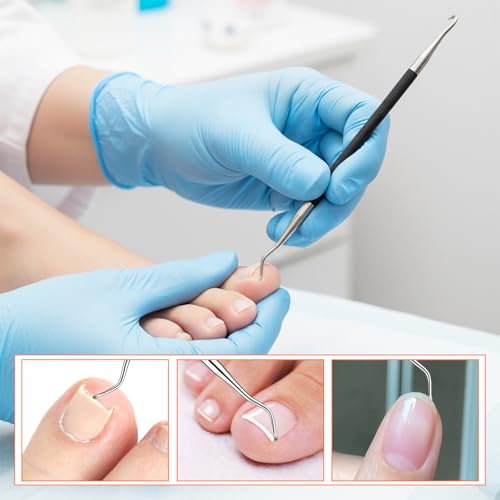 Heavy Duty Metal Nail File and Dual-Ended Toenail Lifter Set
