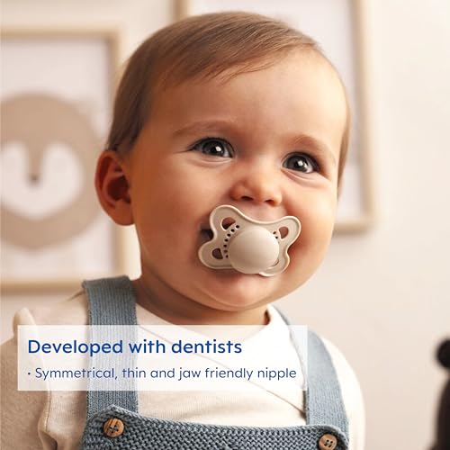 MAM Original Baby Pacifiers 0-6 Months, BPA-Free Silicone, Glows in the Dark, 2 Count