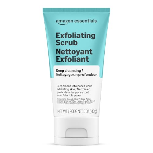 Amazon Essentials Deep Cleansing Exfoliating Facial Scrub, 5 oz