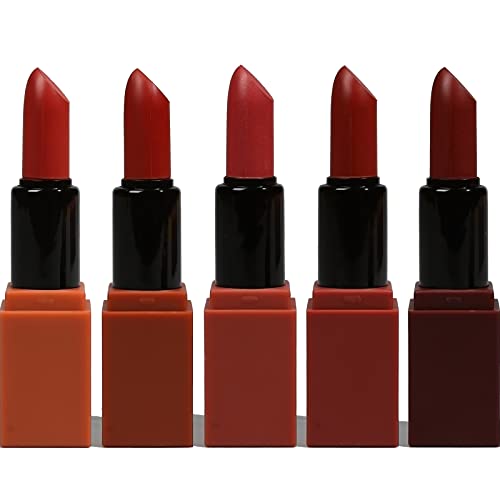 IS'MINE 5-Piece Mini Matte Lipstick Set Velvet Nude Waterproof Makeup