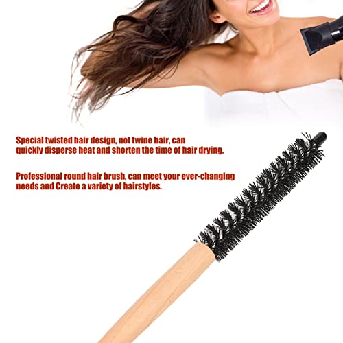 GOTOTOP Mini Round Hair Brush for Blow Drying, Short Hair & Bangs