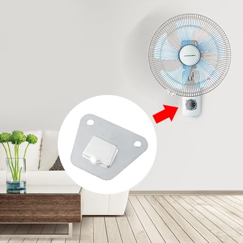 6 PCS Wall Fan Mounting Bracket Kit - Heavy Duty Metal Hanging Hooks