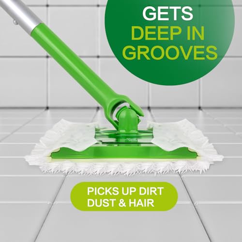 Heavy Duty Dry Sweeping Cloths for Sweeper Mop - 30 Count