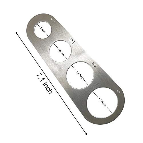 Stainless Steel Spaghetti Measuring Spoons - 1 to 4 Servings