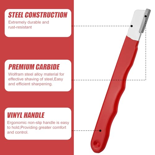 2-Pack Wolfram Steel Pocket Blade Sharpener for Garden Tools