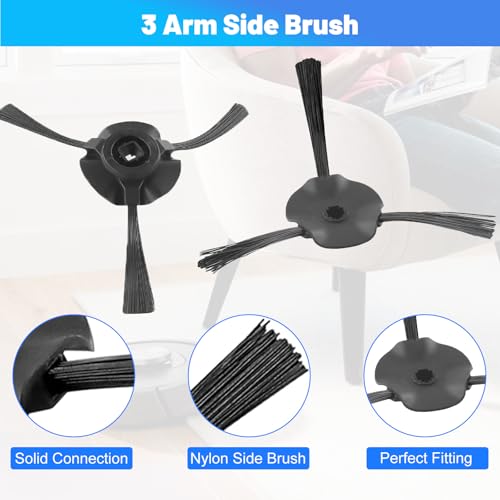6 Pack Replacement Side Brushes for Shark Matrix RV2300 Series