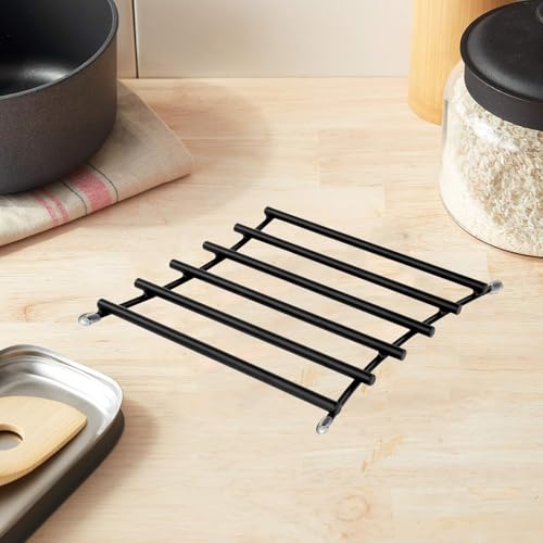 FitWell Heat-Resistant Steel Trivet for Hot Pots & Cookware