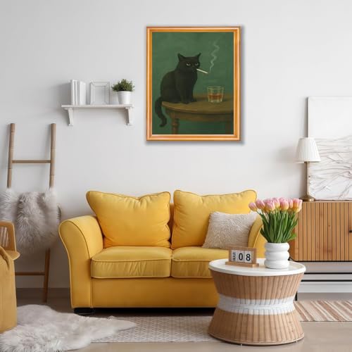 Black Cat Diamond Painting Kit - 5D DIY Art for Home Decor
