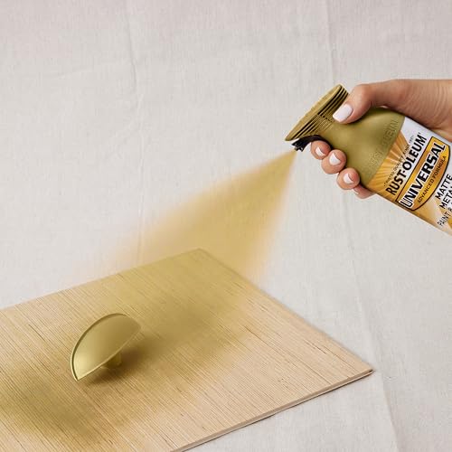 Rust-Oleum Universal Metallic Spray Paint, Matte Gold, 11 oz (6-Pack)