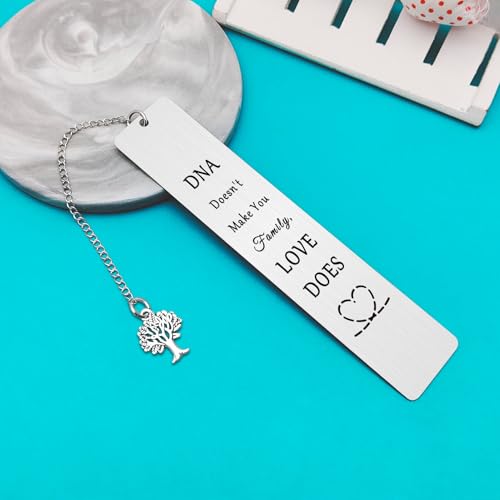 Step Mom Step Dad Bookmark Stainless Steel Gift for Bonus Parents