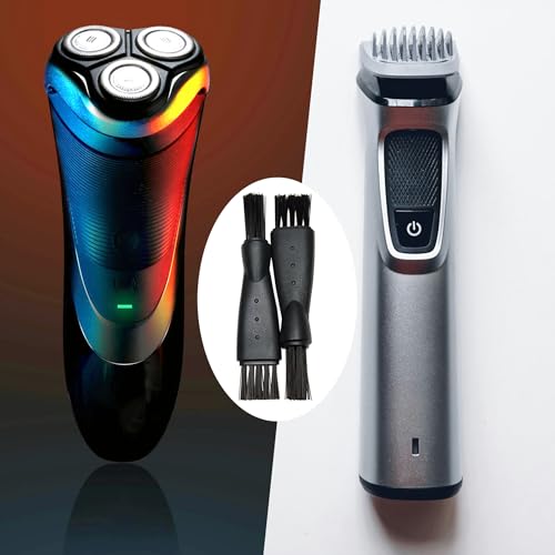Darlingao 12 Pcs Electric Shaver Cleaning Brush Double-Head Mini Tool