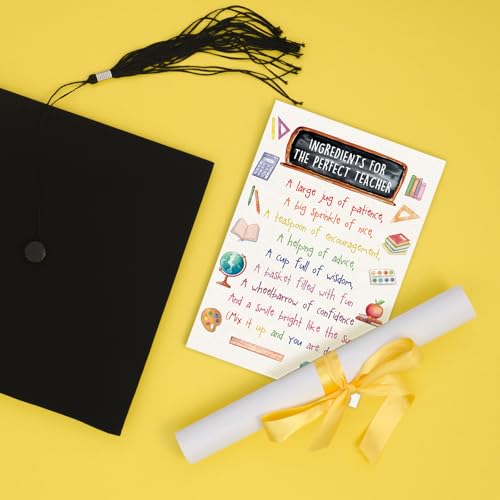 Funny Thank You Teacher Card - Great Teacher Appreciation Gift