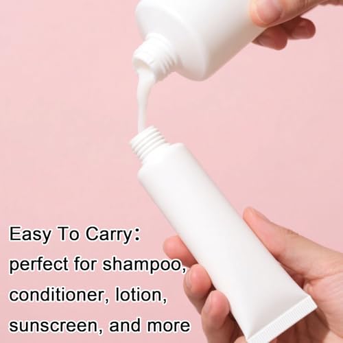 10-Pack Empty Squeeze Travel Bottles - 20ml Refillable Plastic Containers with Flip Caps for Lotions, Shampoos and Creams