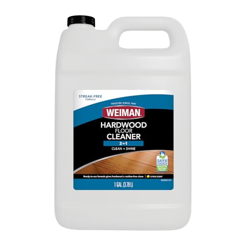 Weiman Hardwood Floor Cleaner Refill - 128 Fl Oz - For Engineered Wood Floors