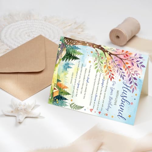 Haskerty Husband Birthday Card BK-073 - Thoughtful Gift from Wife