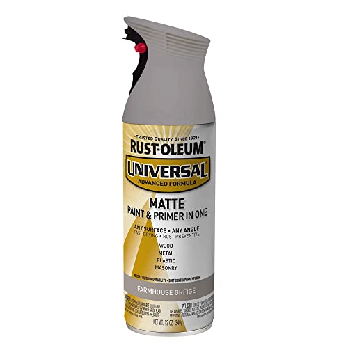 Rust-Oleum Universal All Surface Spray Paint - 12oz Matte Farmhouse Greige