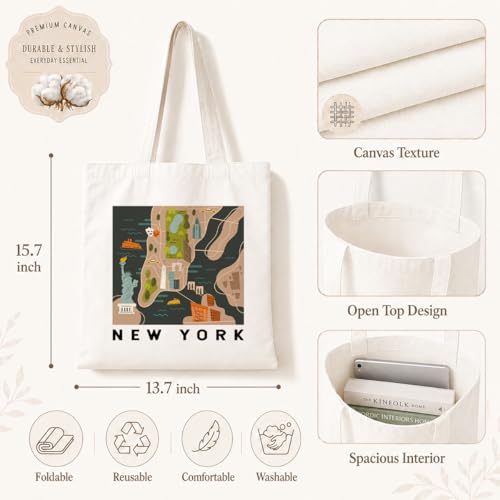 Funny Reusable Cotton Tote Bag - Style 32, 13.7x15.7 inch