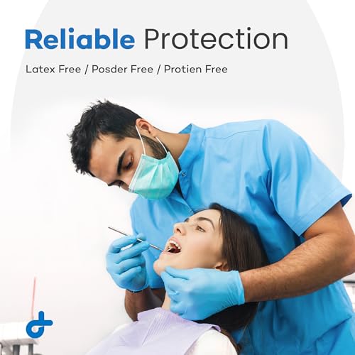 Dealmed Nitrile Exam Gloves - Powder-Free, Latex-Free, 100 Count