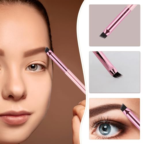 Vin Beauty 6-Piece Dual-Ended Eyebrow Brush and Spoolie Set