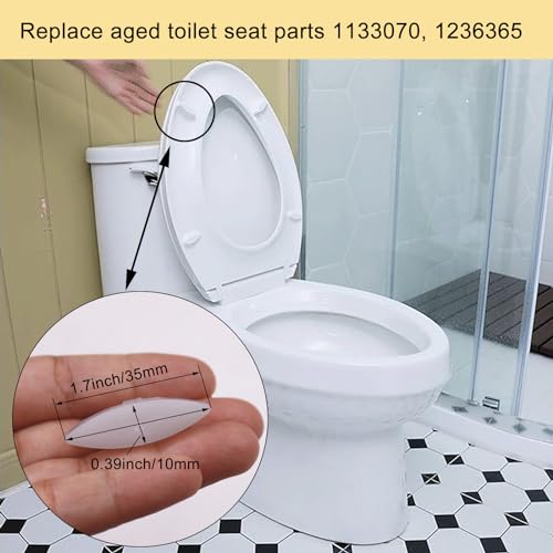 Kohler Toilet Seat Bumpers - 4 Pack Rubber Replacement Pads