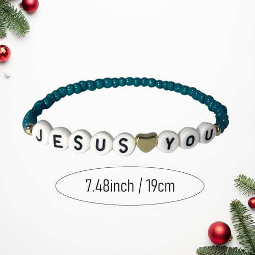 Jesus Loves You Bracelets - 24PCS Art of Prayer Christian Jewelry