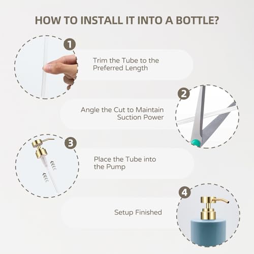 Premium Stainless Steel Soap Dispenser Pump for Kitchen & Bathroom