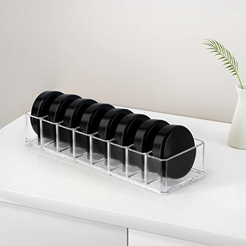 HBlife Clear Acrylic Makeup Organizer with 8 Spaces for Vanity