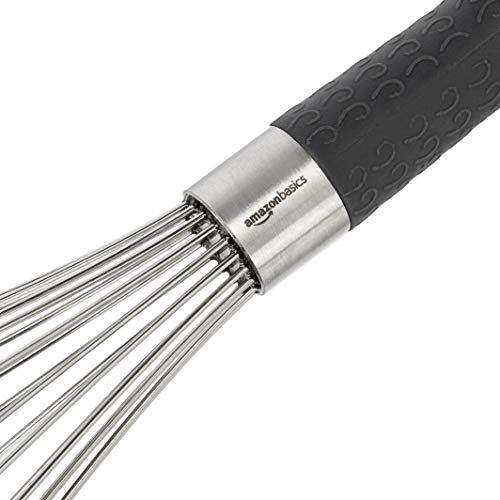 Amazon Basics 3-Piece Stainless Steel Balloon Wire Whisk Set