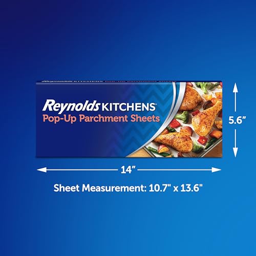 Reynolds Pop-Up Parchment Paper Sheets, 120 Count - Non-Stick