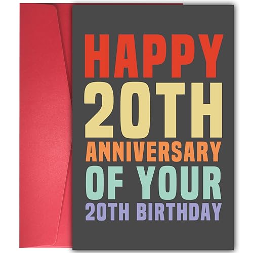 Witty 40th Birthday Card for Men & Women - Unique Gift Idea