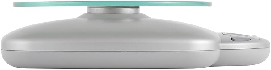 Taylor Digital Glass Top Kitchen Scale - 11LB Capacity with LCD Display for Baking & Cooking | Silver