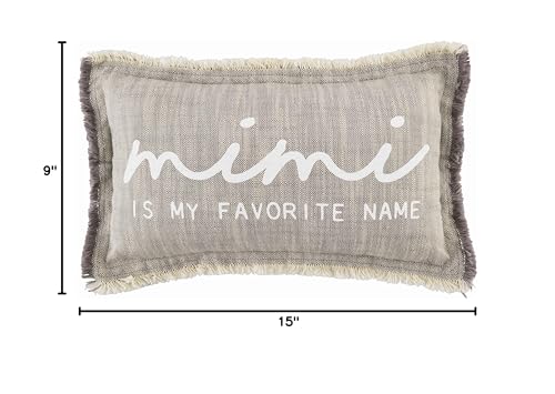 Mud Pie Grandmother Small Pillow, 15" x 9", Mimi