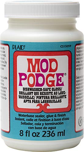 Mod Podge Dishwasher Safe Clear Glue Sealer & Finish - 8 oz