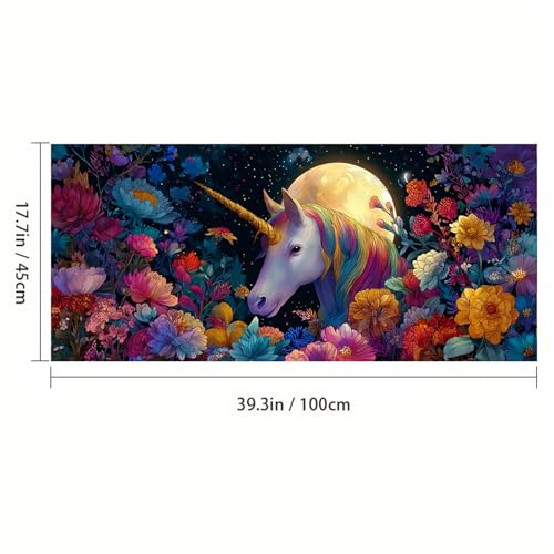 HOMETITUTE Magical Fantasy Floral Window Privacy Film 39.3x17.7 Inch