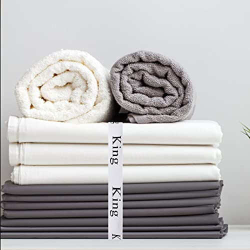 Siutaga Bed Sheet Organizer Bands - 6 Pcs for Linens & Towels