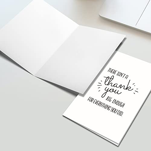 Ogeby Funny Thank You Card for Men & Women - Cute Greeting Card