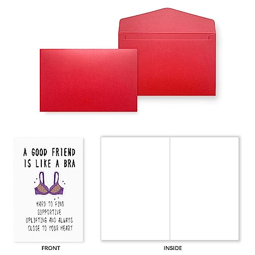 Funny Best Friend Greeting Card - Humorous Card for Girlfriends