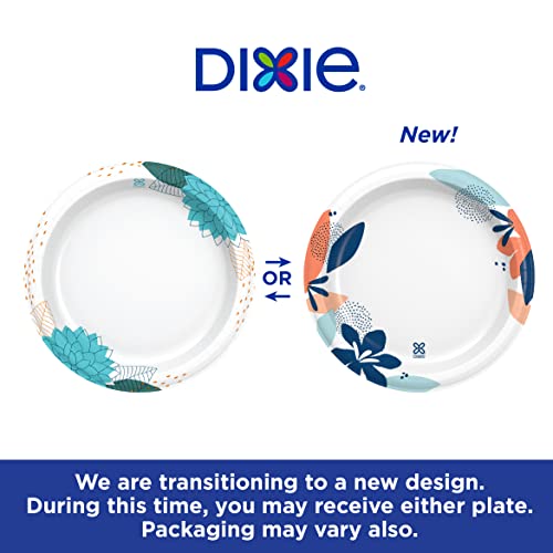 Dixie 8.5 Inch Disposable Paper Plates, 2X Stronger, 180 Count (2-Pack)