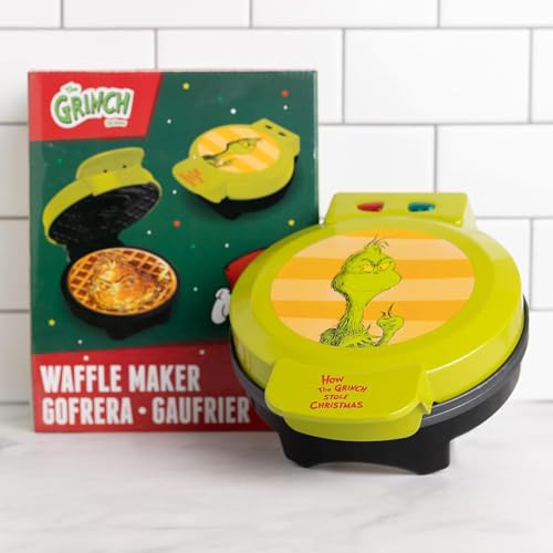 Uncanny Brands Dr. Seuss The Grinch Waffle Maker - The Grinch on Your Waffles