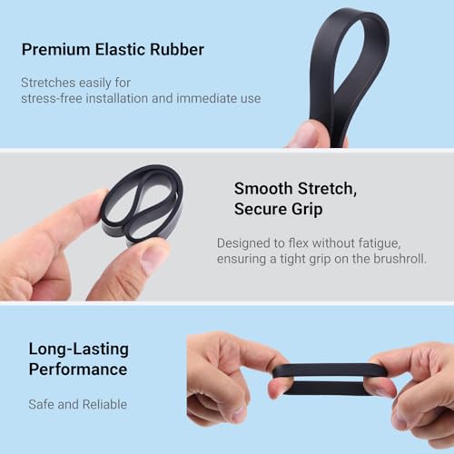 Hoover Elite Rewind Plus Vacuum Belts - 3-Pack Replacement for UH70102 UH70105 UH70106 UH70107 UH70110 UH70147 UH70210