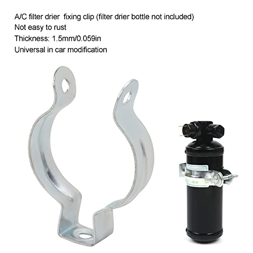 Universal AC Receiver Drier Mounting Bracket - 74mm Aluminum Alloy Clamp