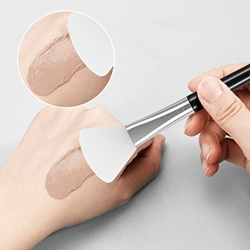 Tifanso 4PCS Flexible Silicone Face Mask Brushes for Mud and Clay