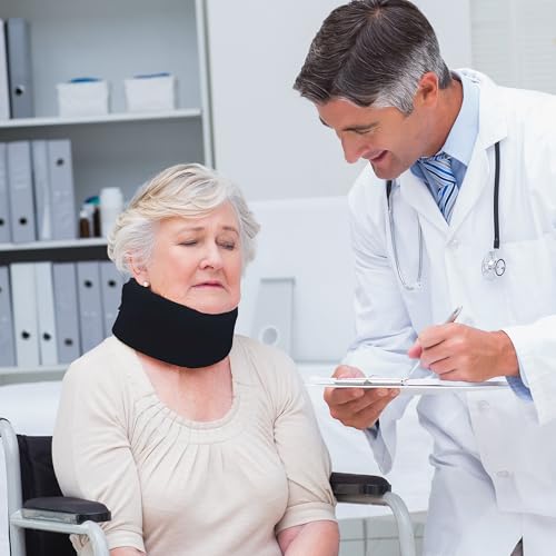 Aogigigio Neck Brace Cover 2-Pack - Breathable Cervical Collar Sleeve for Men & Women