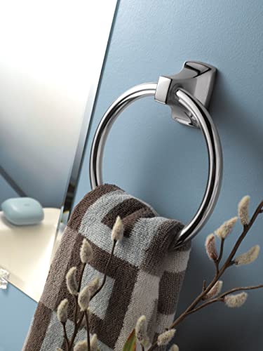 Moen Donnor Chrome Wall-Mounted Hand-Towel Ring 6.25-Inch